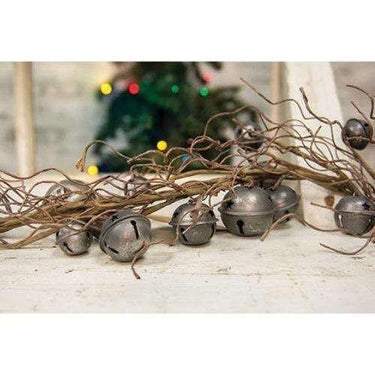 Vintage Galvanized Bell Garland - The Fox Decor